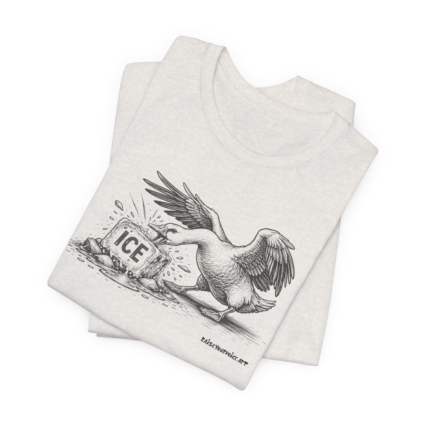 Methods of Resistance: Relentless Chaos - Goose, unisex tee.