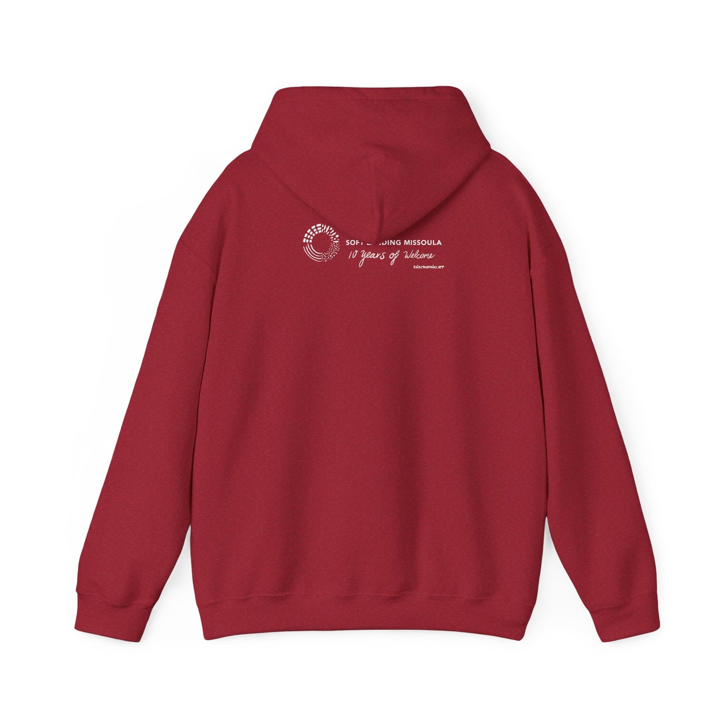 Soft Landing Missoula - 10 Years Welcome, unisex hoodie.
