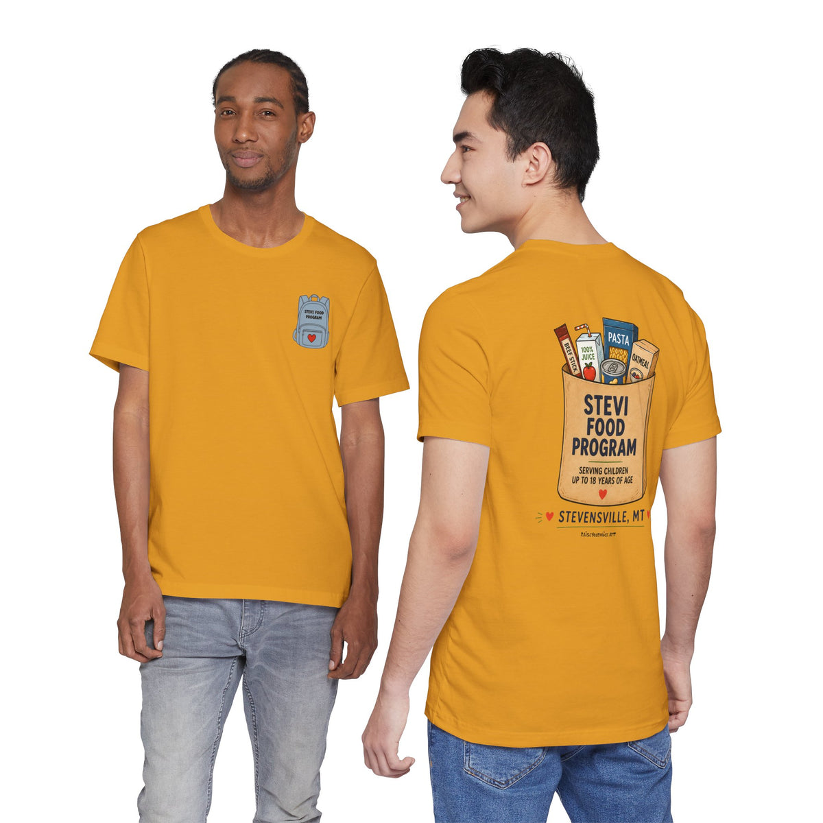 Stevi Food Program Grocery Bag – Unisex Jersey Short Sleeve Tee