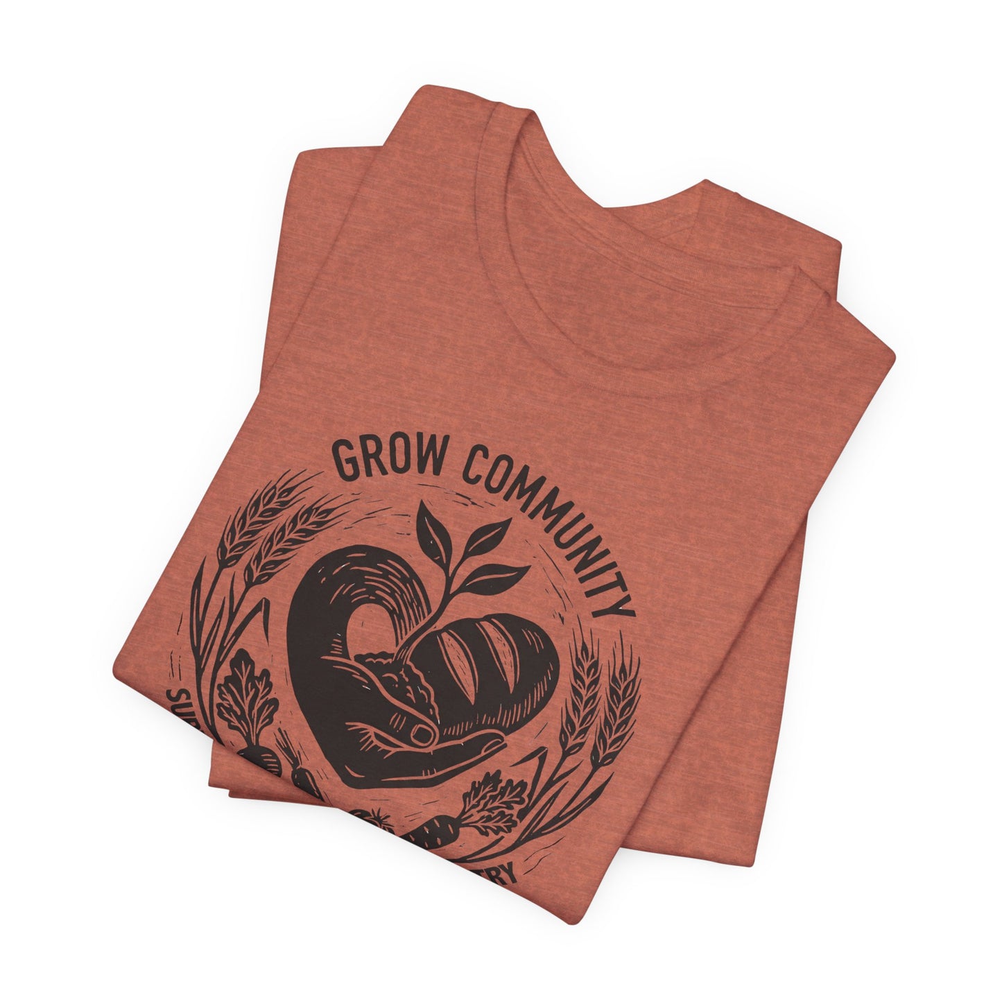 Grow Community Food Security Awareness Unisex Tee, I Voted