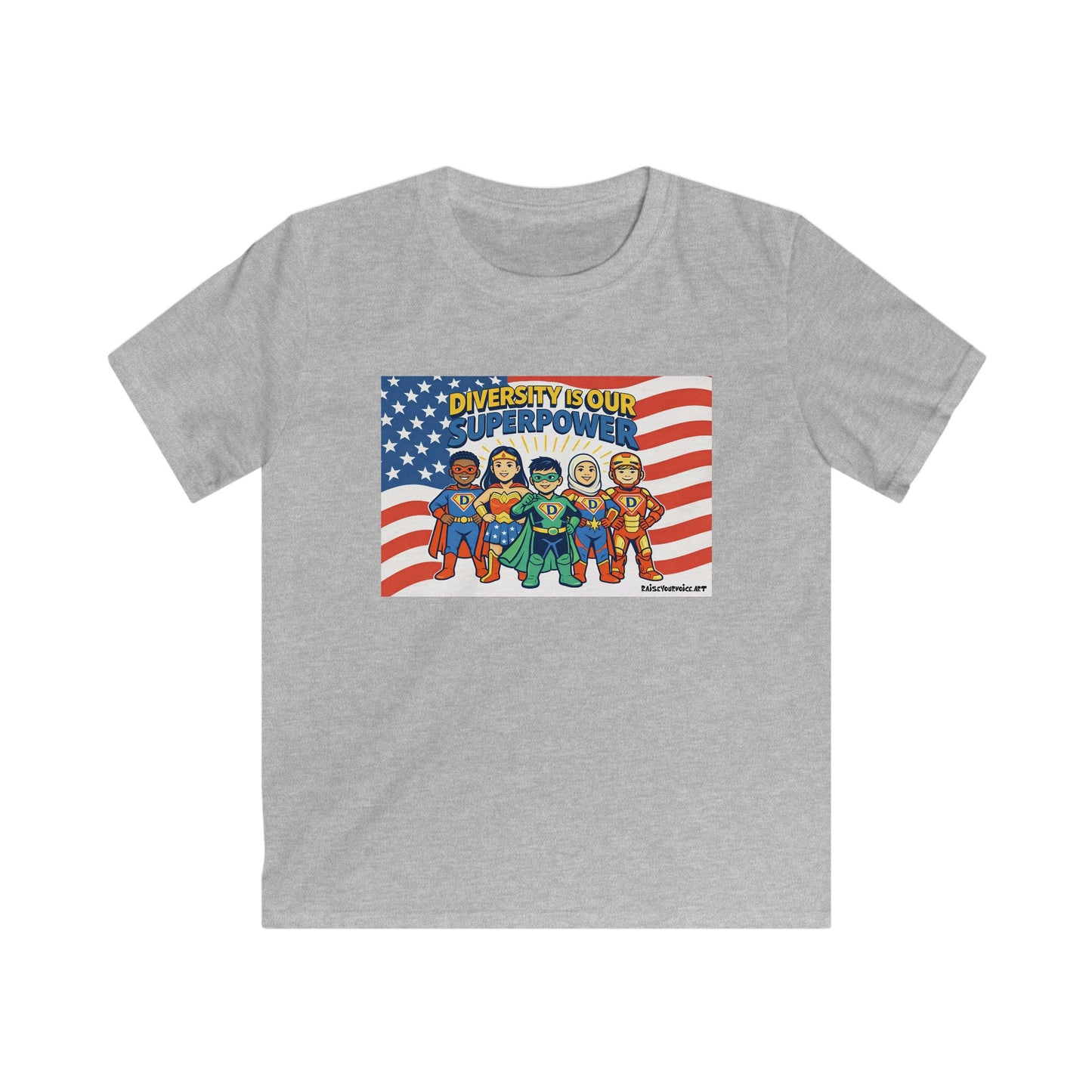 Diversity is our Superpower, child's tee