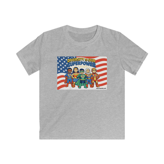 Diversity is our Superpower, child's tee
