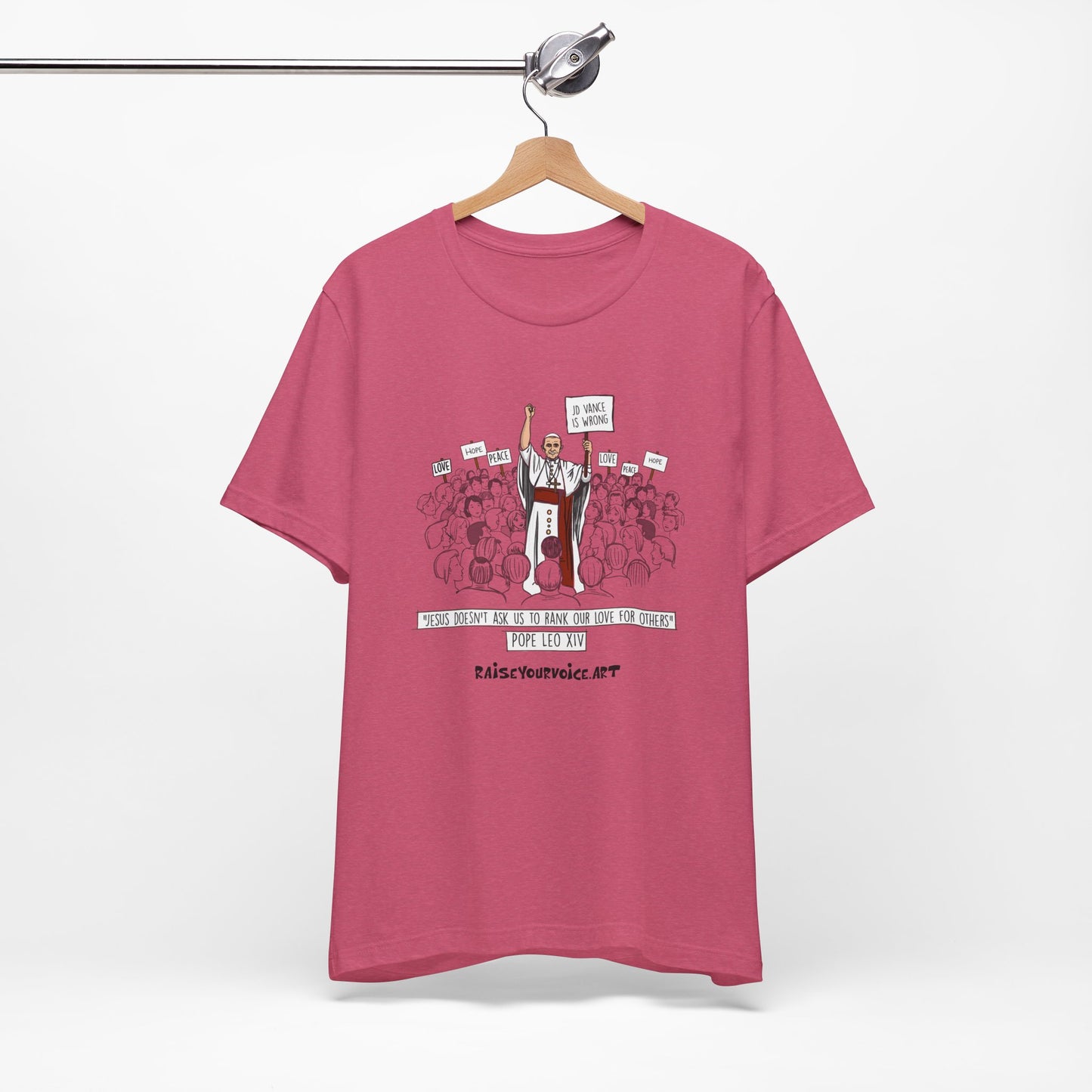 Pope Leo XIV Unisex Tee - American Pope Tribute