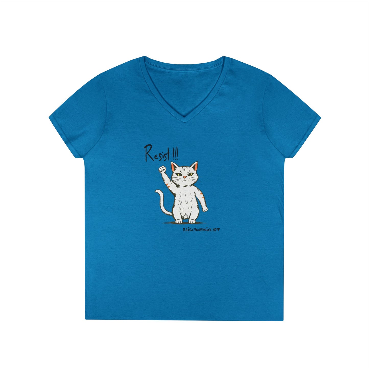 Cat Lover's Resist! Women's Tee