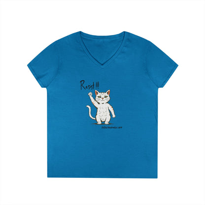 Cat Lover's Resist! Women's Tee