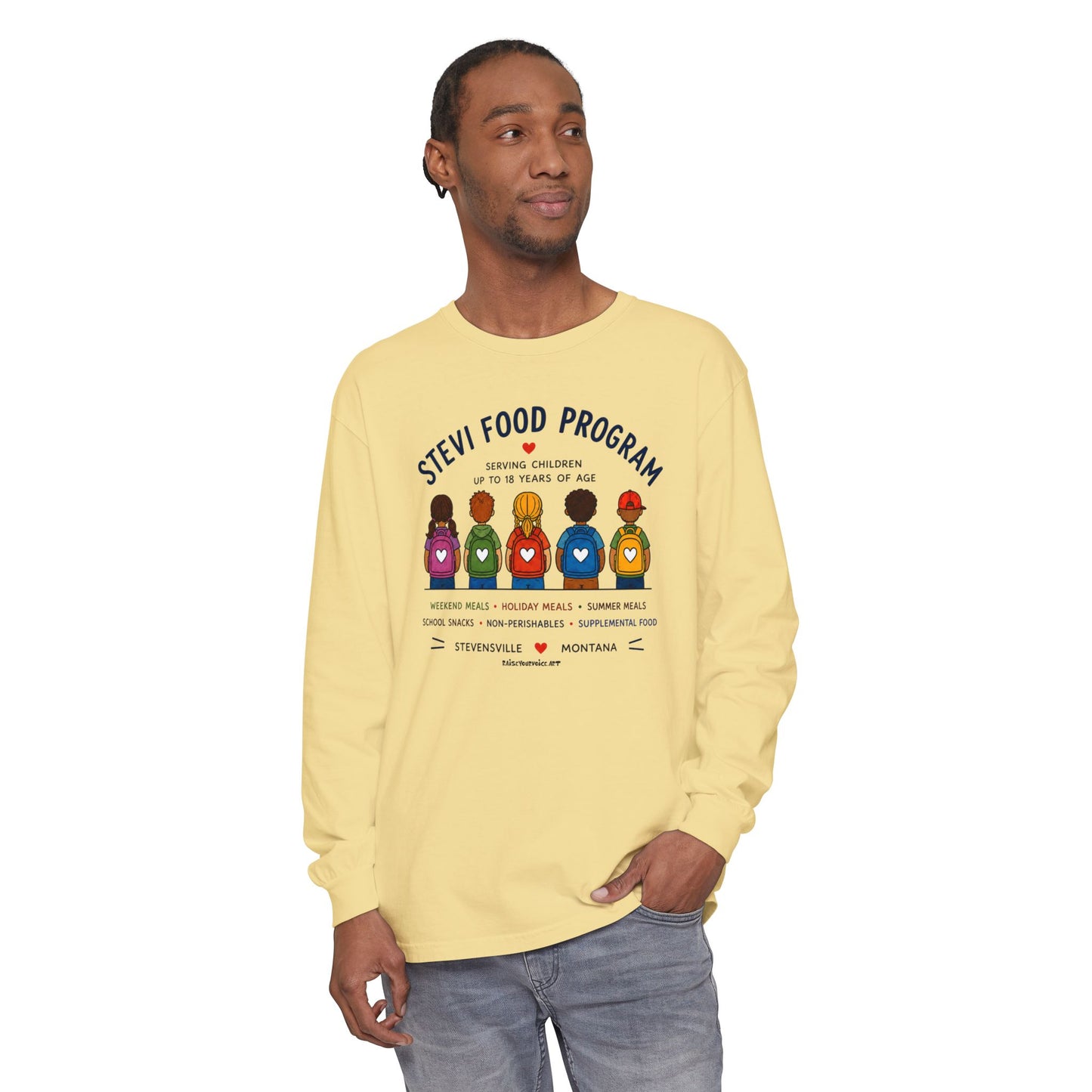 Stevi Food Program Backpacks - Unisex Long Sleeve