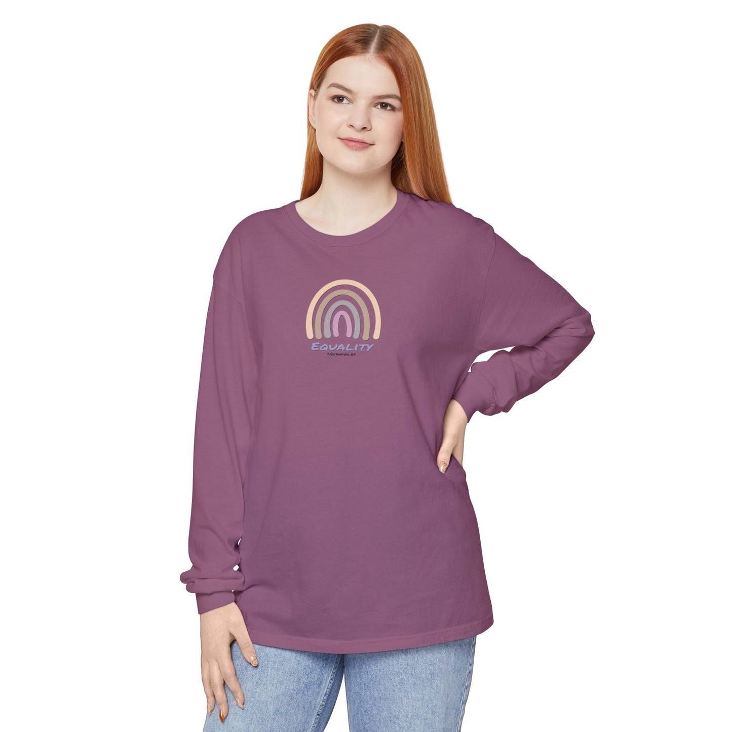 Equality Rainbow, long sleeve tee