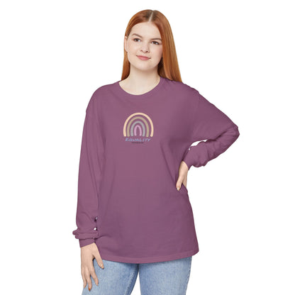 Equality Rainbow, long sleeve tee