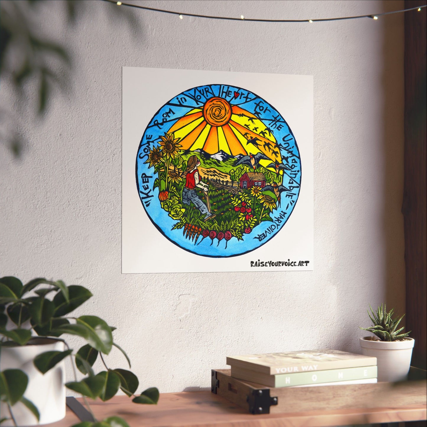 Dream big poster - nature and gardening poster