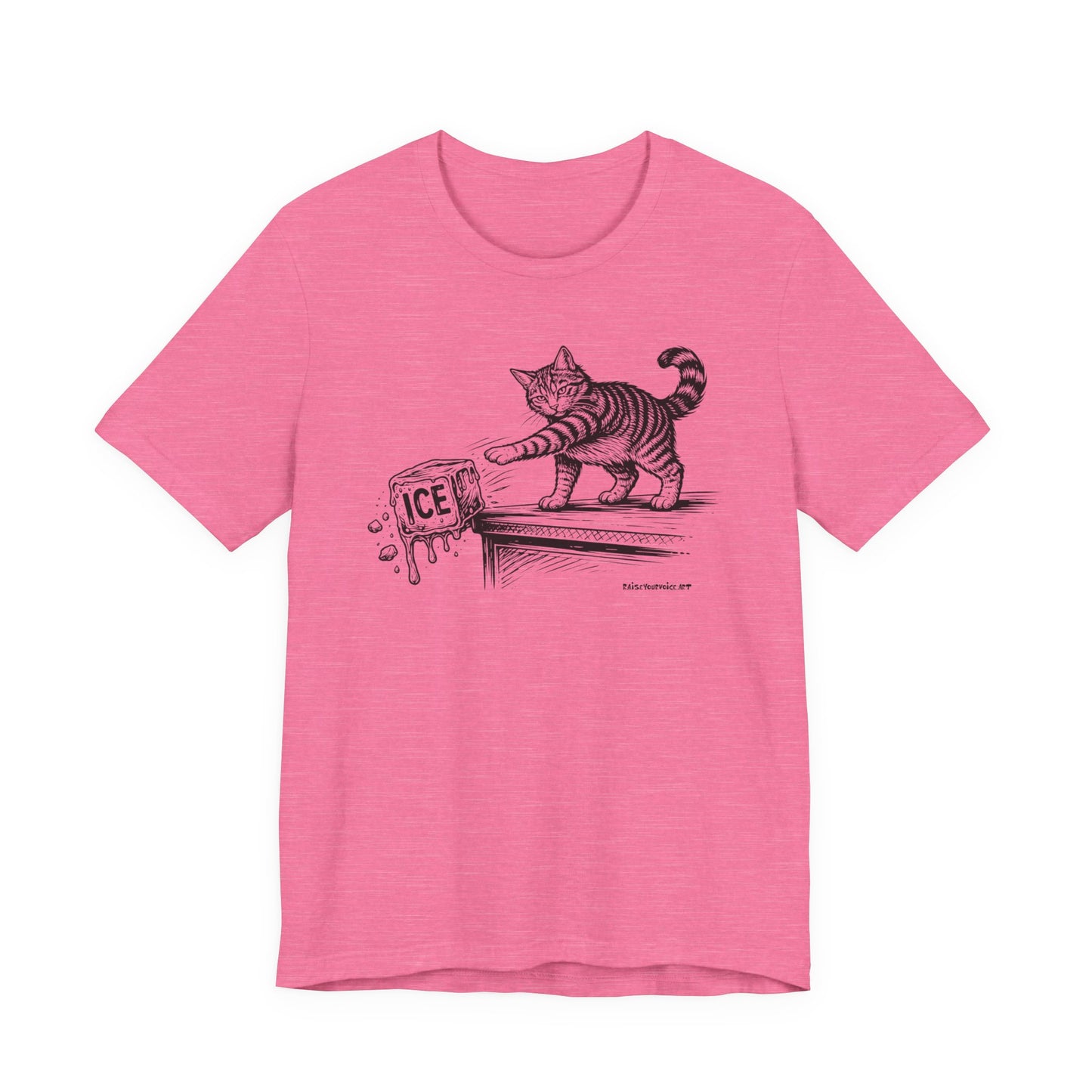 Methods of Resistance: Refusal, cats against ice, unisex tee