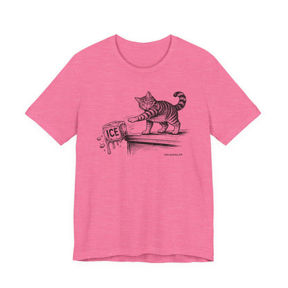 Methods of Resistance: Refusal, cats against ice, unisex tee