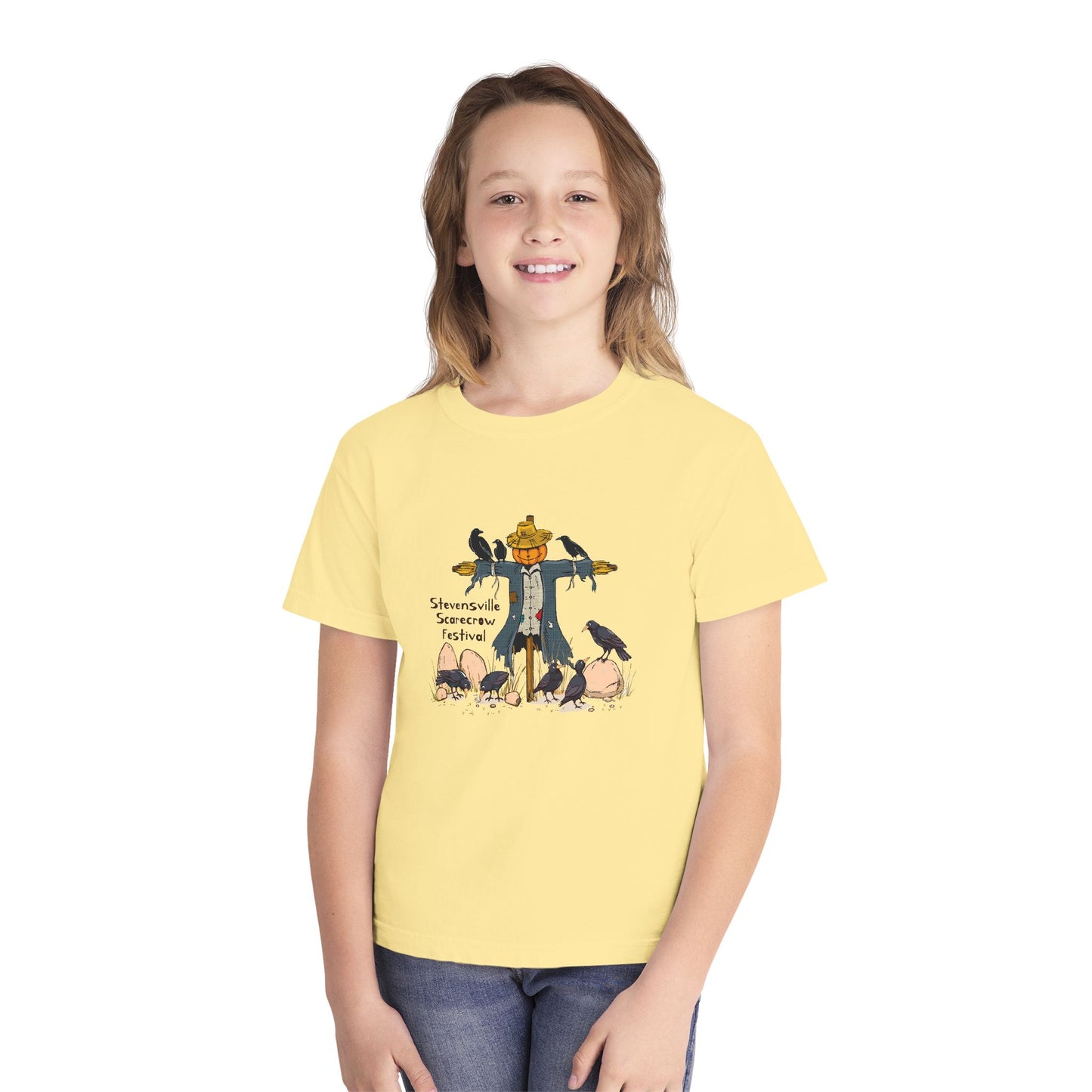 Stevensville Scarecrow Festival – Youth Midweight Tee