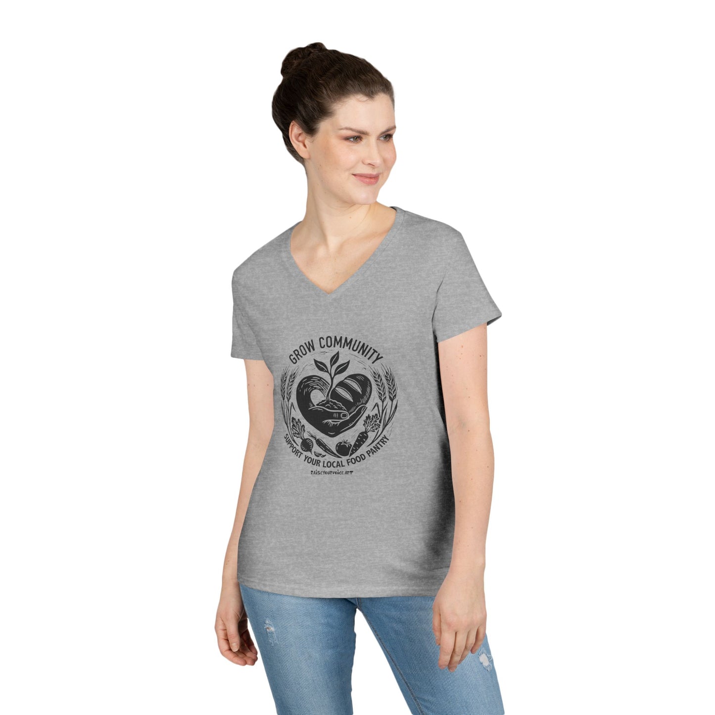 Grow Community Food Security Awareness Women's Tee