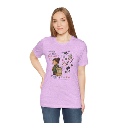 What's in Your Backpack?  Unisex Jersey Short Sleeve Tee