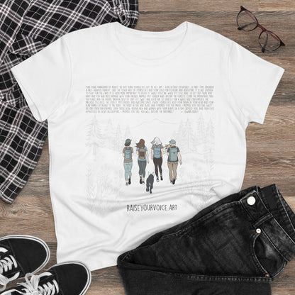 Women's Activist Tee - RaiseYourVoice.Art