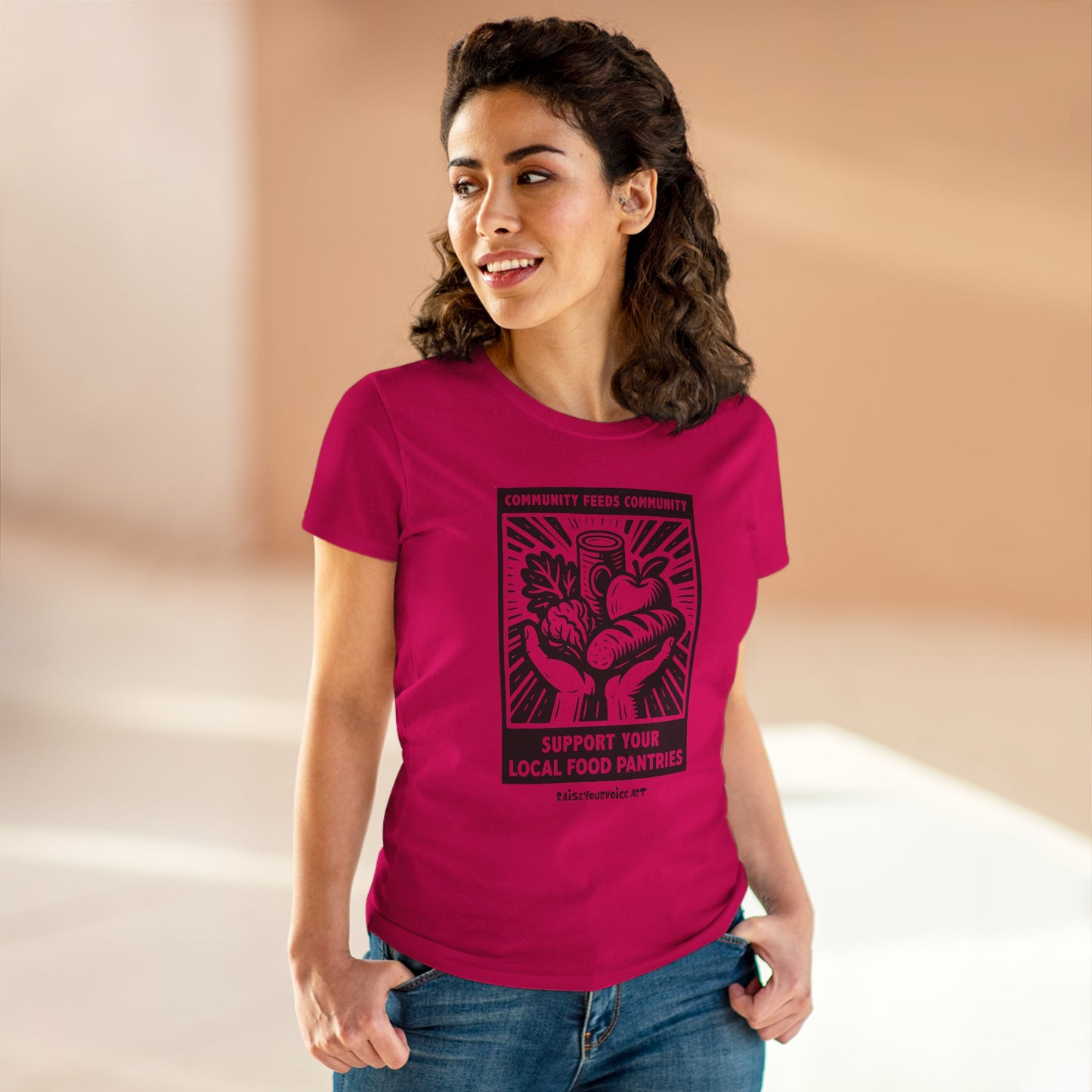 Community Feeds Community, Food Security Awareness Women's Tee