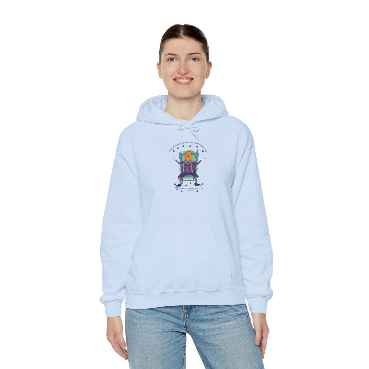 It’s a clown show, Turkish proverb unisex heavy blend hoodie