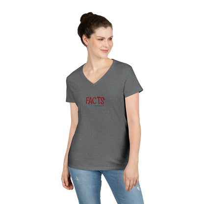 Facts - women's v-neck tee
