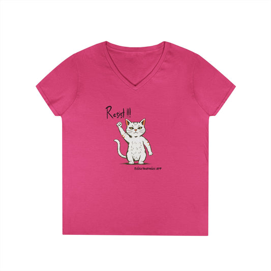 Cat Lover's Resist! Women's Tee