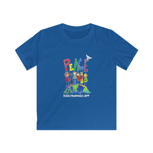 Peace on Earth - Kids Peace Softstyle Tee