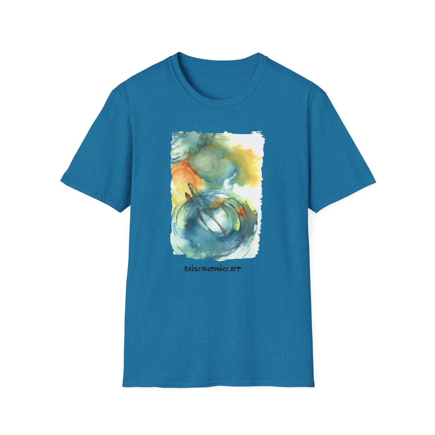 T-shirt for the fish lover, Eco-Friendly Artistic Watercolor T-Shirt | Raise Your Voice