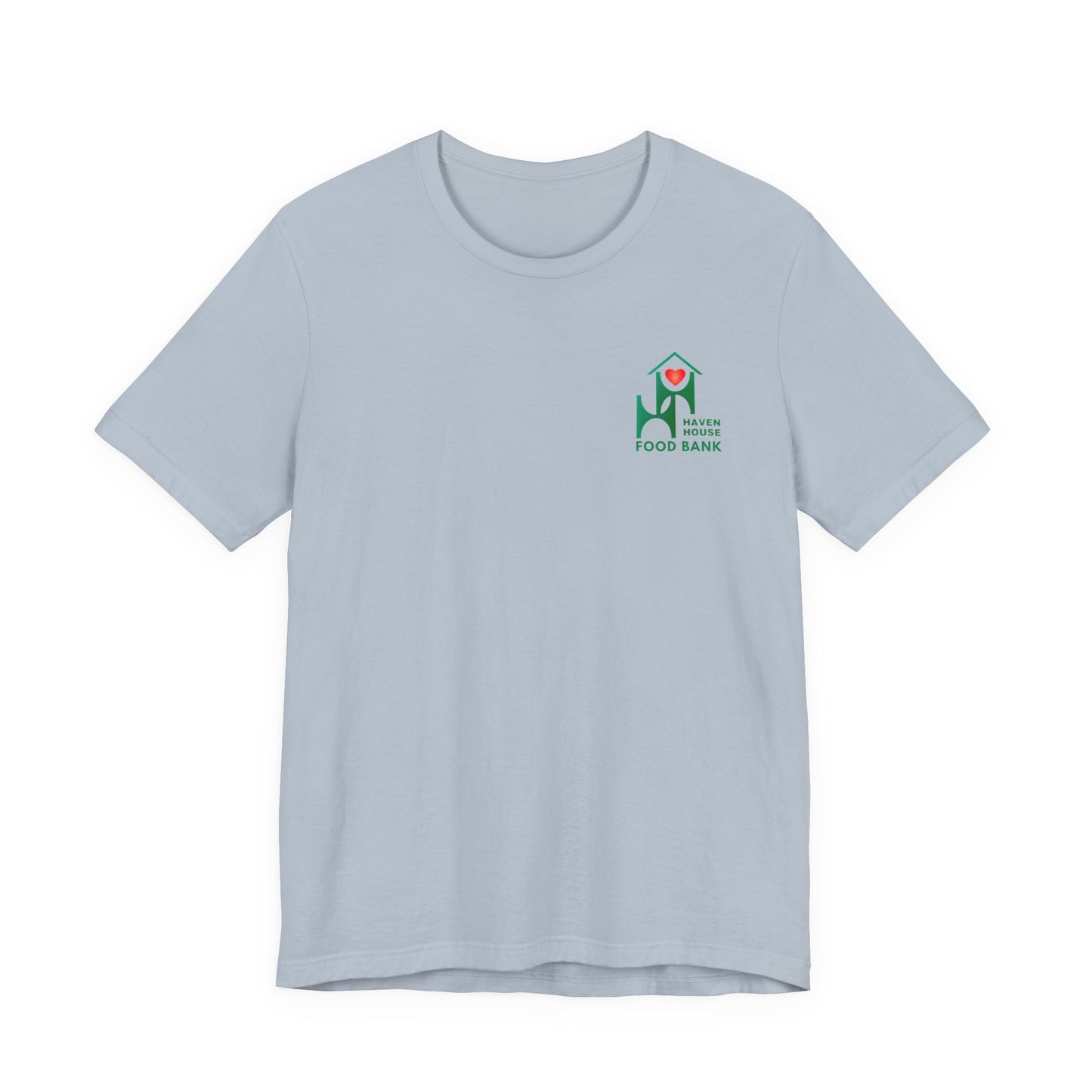 I support Haven House Food Bank – for all who enter, unisex tee