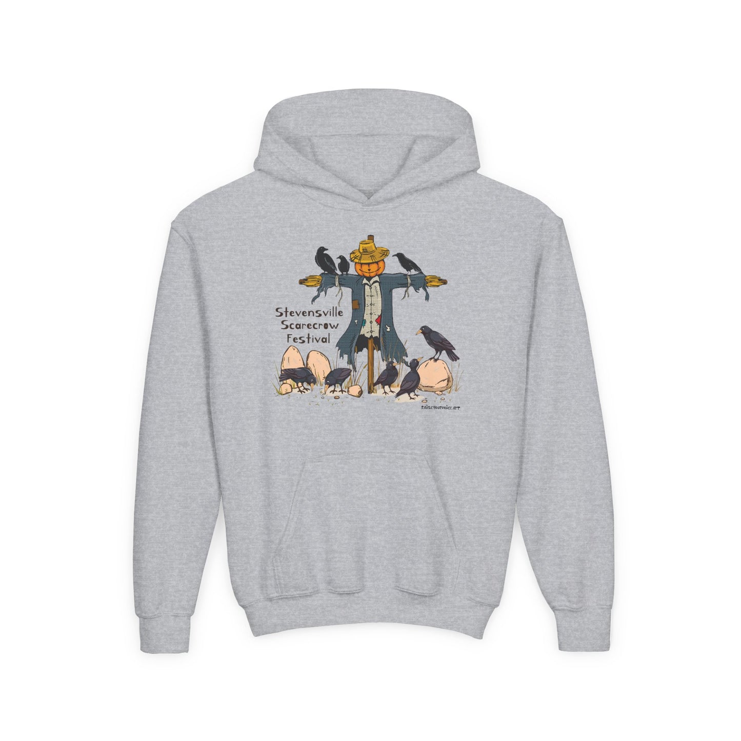 Stevensville Scarecrow Festival – Youth Heavy Blend Hooded Sweatshirt