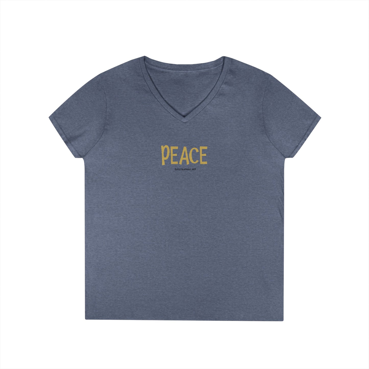 Peace - women's v-neck tee