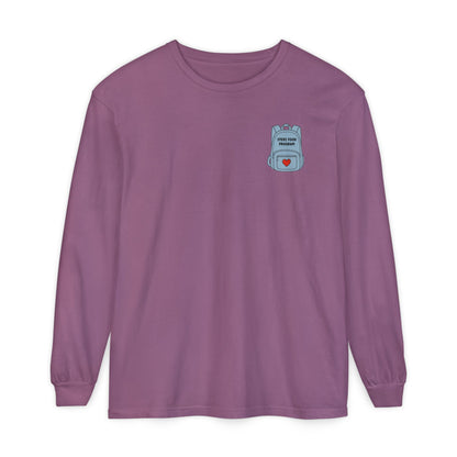 Stevi Food Program in the round, image on the back - Unisex Long Sleeve