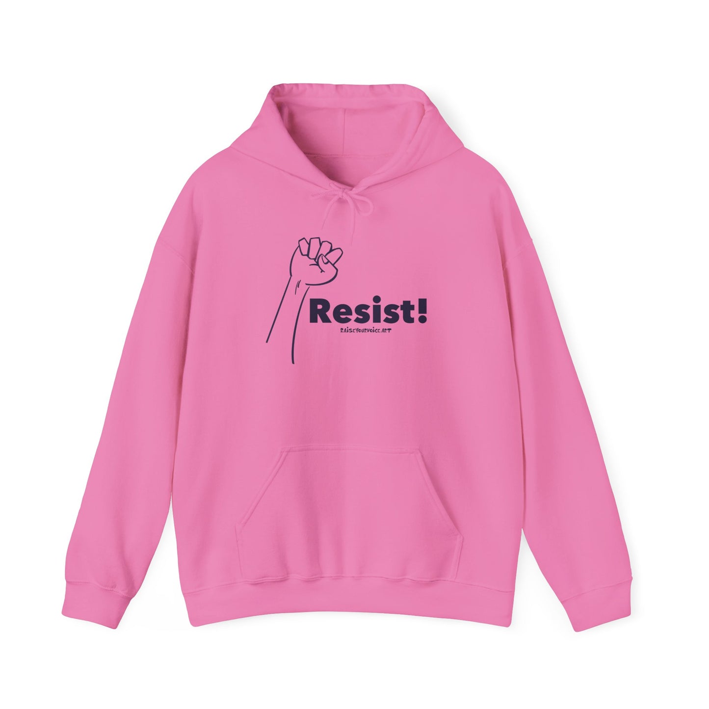 Resist! Unisex Heavy Blend Hooded Sweatshirt - Empowerment Apparel