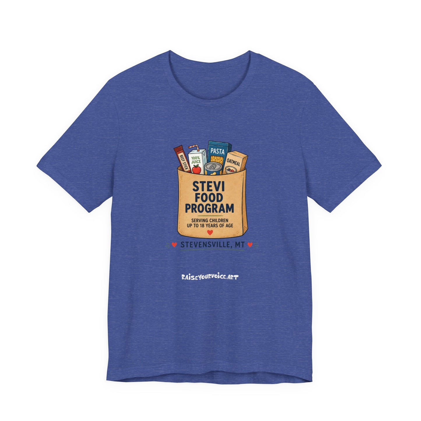 Stevi Food Program Grocery Bag – Unisex Jersey Short Sleeve Tee