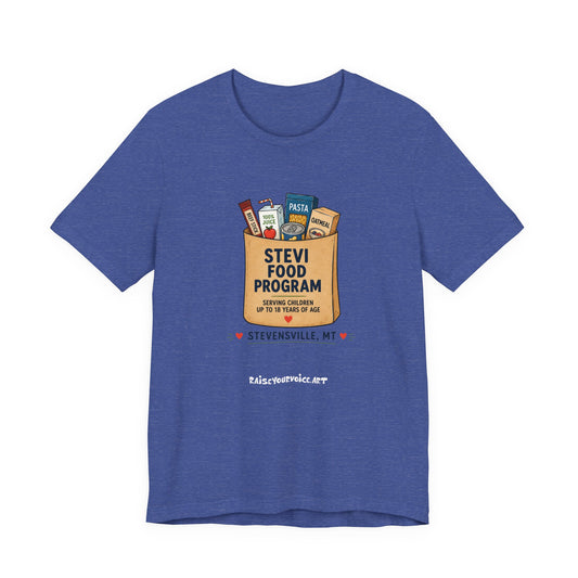 Stevi Food Program Grocery Bag – Unisex Jersey Short Sleeve Tee