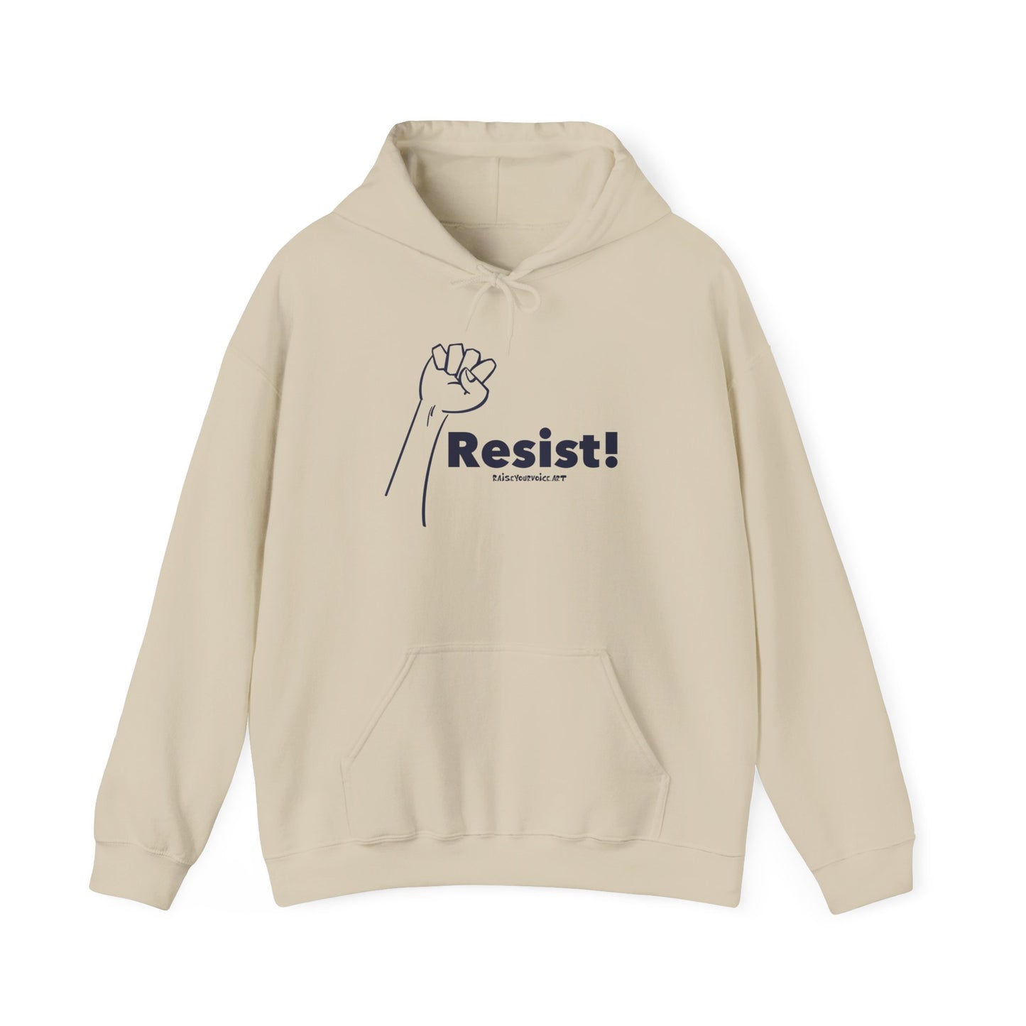 Resist! Unisex Heavy Blend Hooded Sweatshirt - Empowerment Apparel