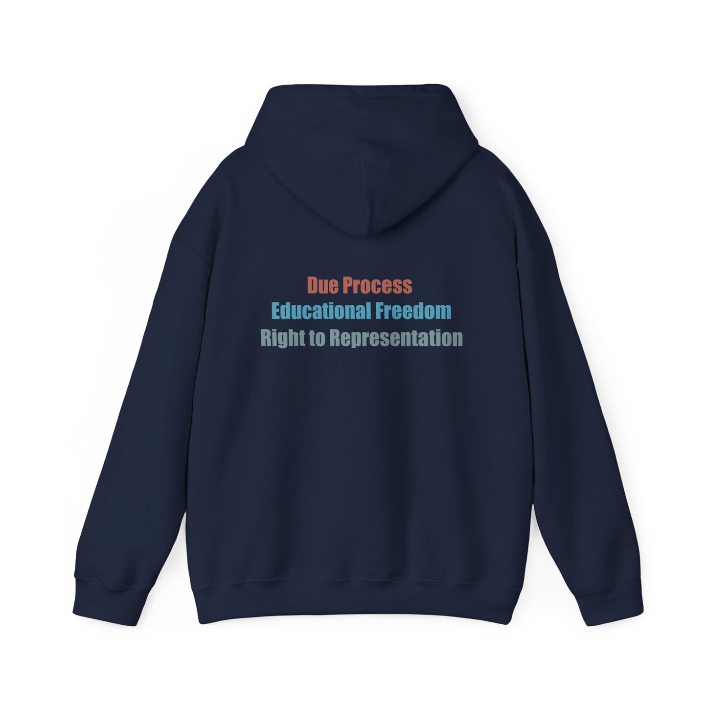 Due Process. Educational Freedom. Right to Representation. Unisex Hoodie