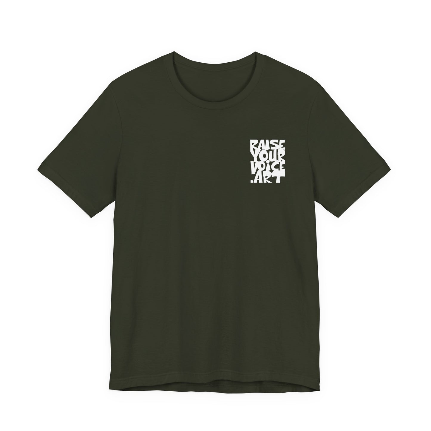 The Montana Plan, Real People, image on the back, Unisex Jersey Short Sleeve Tee