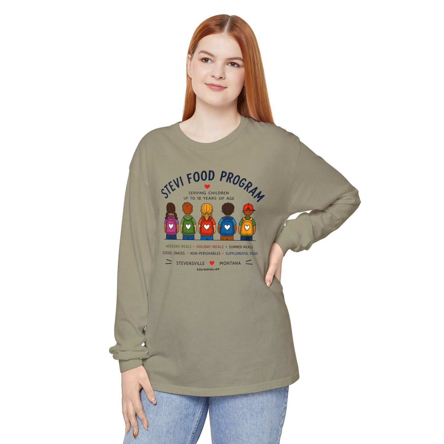Stevi Food Program Backpacks - Unisex Long Sleeve