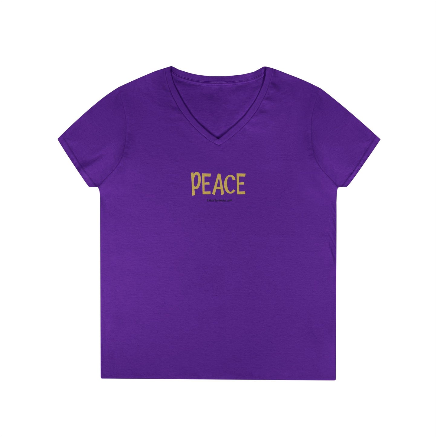 Peace - women's v-neck tee