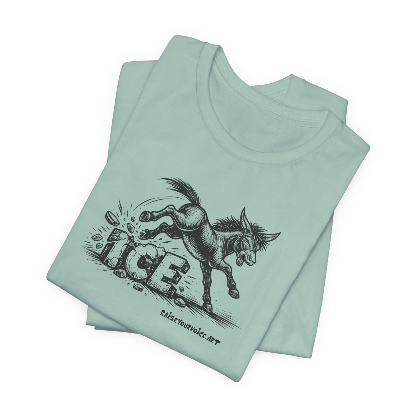 Methods of Resistance: Direct Action – Donkey, unisex tee.