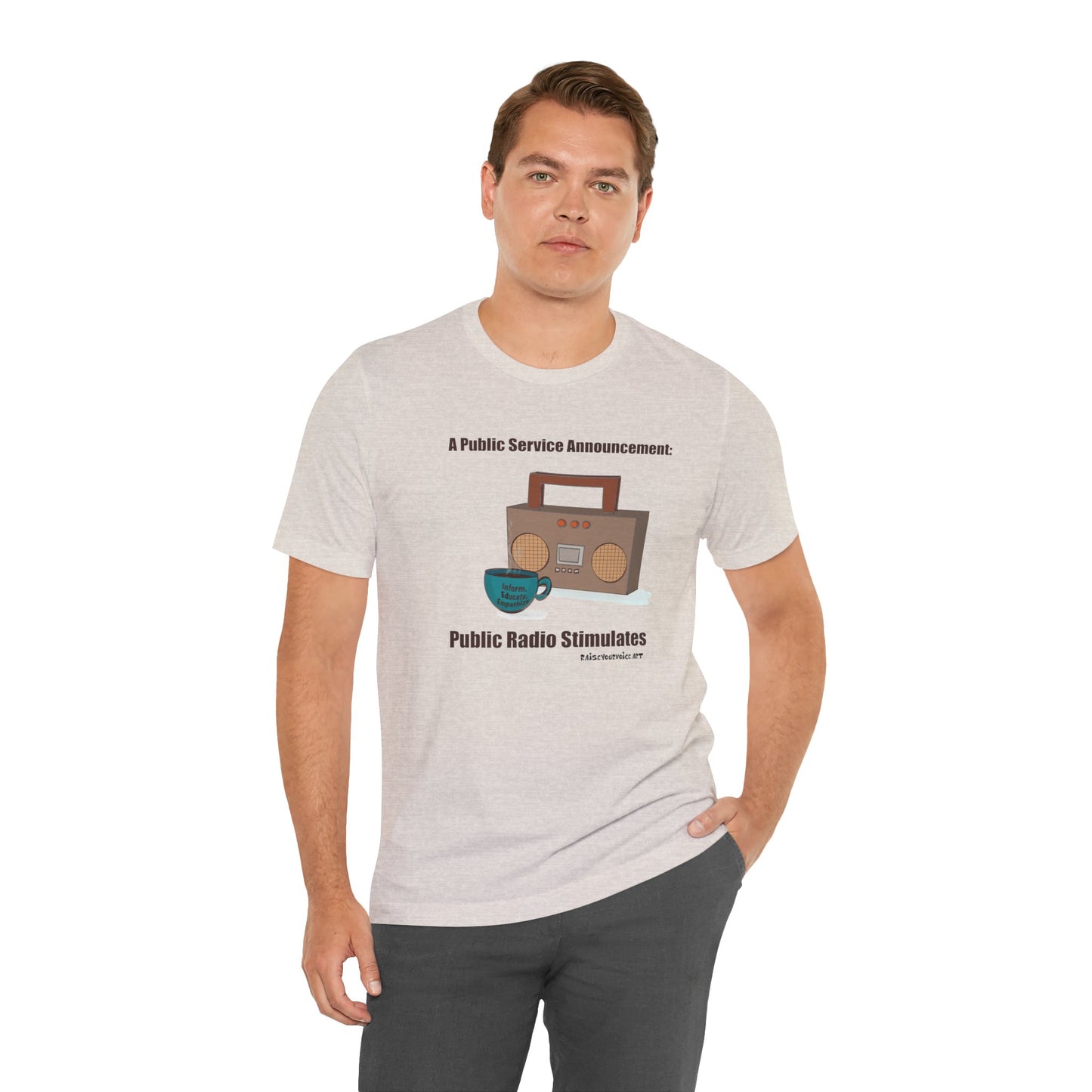 Public Radio Stimulates Unisex Jersey Tee