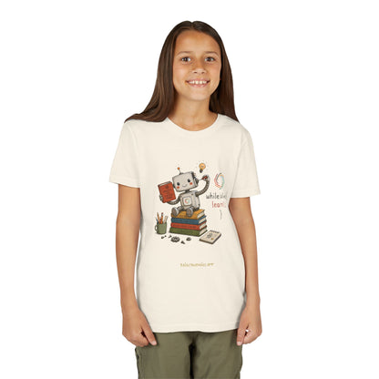 Coding for Kids while (alive) {learn ();} – Youth Short Sleeve Tee