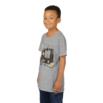 Coding for Kids 3D printing – Youth Short Sleeve Tee