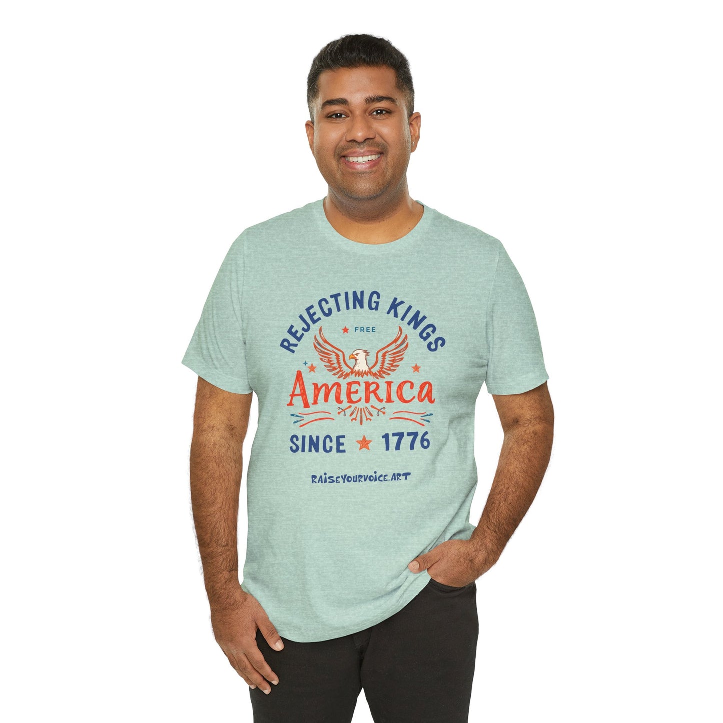 Patriotic Tee for Freedom Lovers, American Flag T-Shirt, 4th of July Outfits, Election Day Apparel, Casual Statement Top