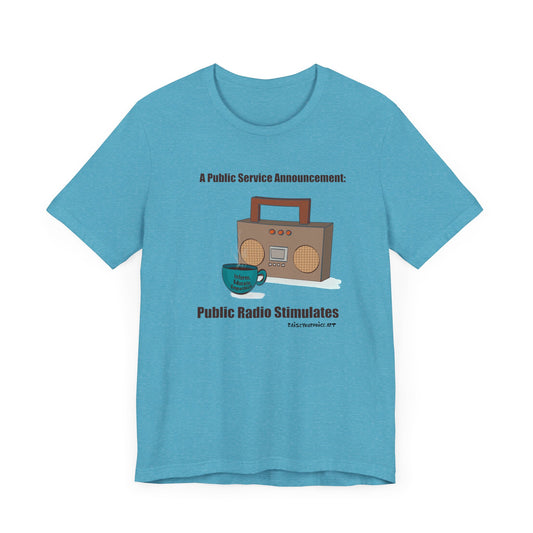 Public Radio Stimulates Unisex Jersey Tee