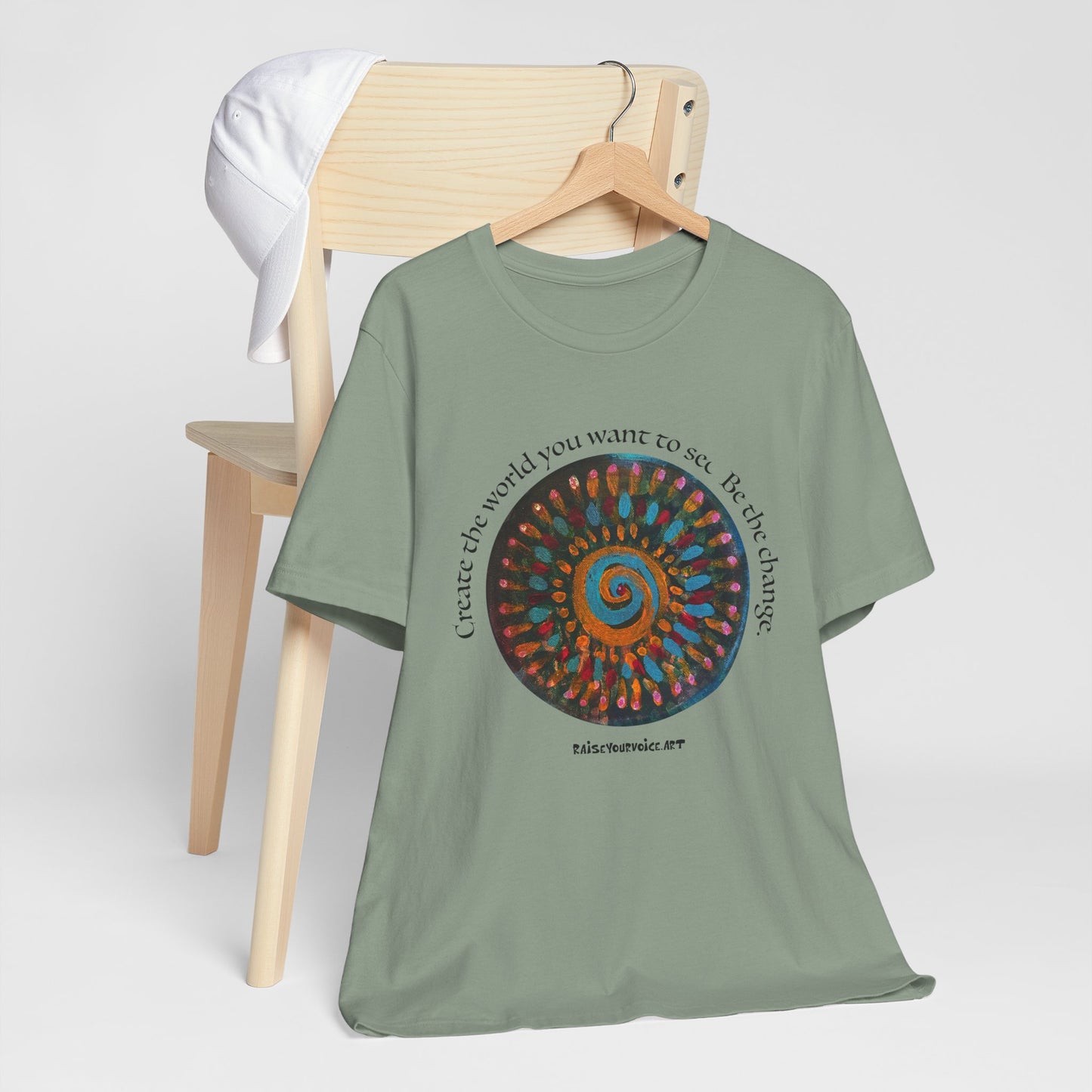 Be the Change Unisex Short Sleeve Tee - Create the World you want to see.
