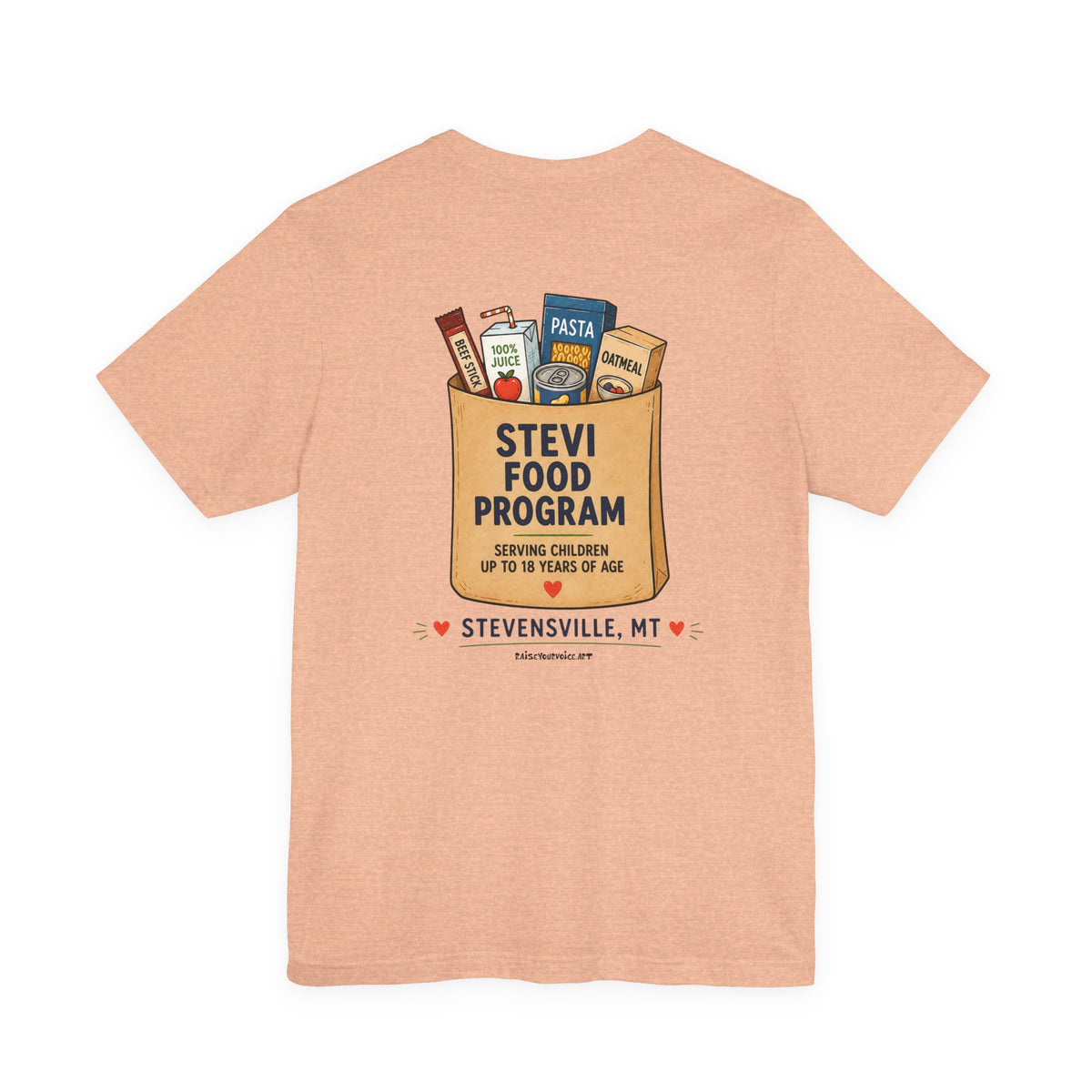 Stevi Food Program Grocery Bag – Unisex Jersey Short Sleeve Tee