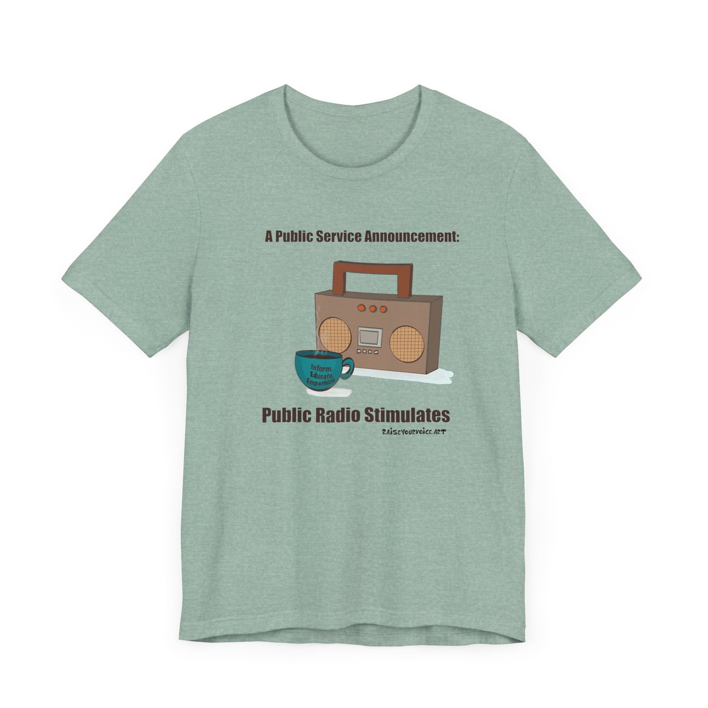 Public Radio Stimulates Unisex Jersey Tee