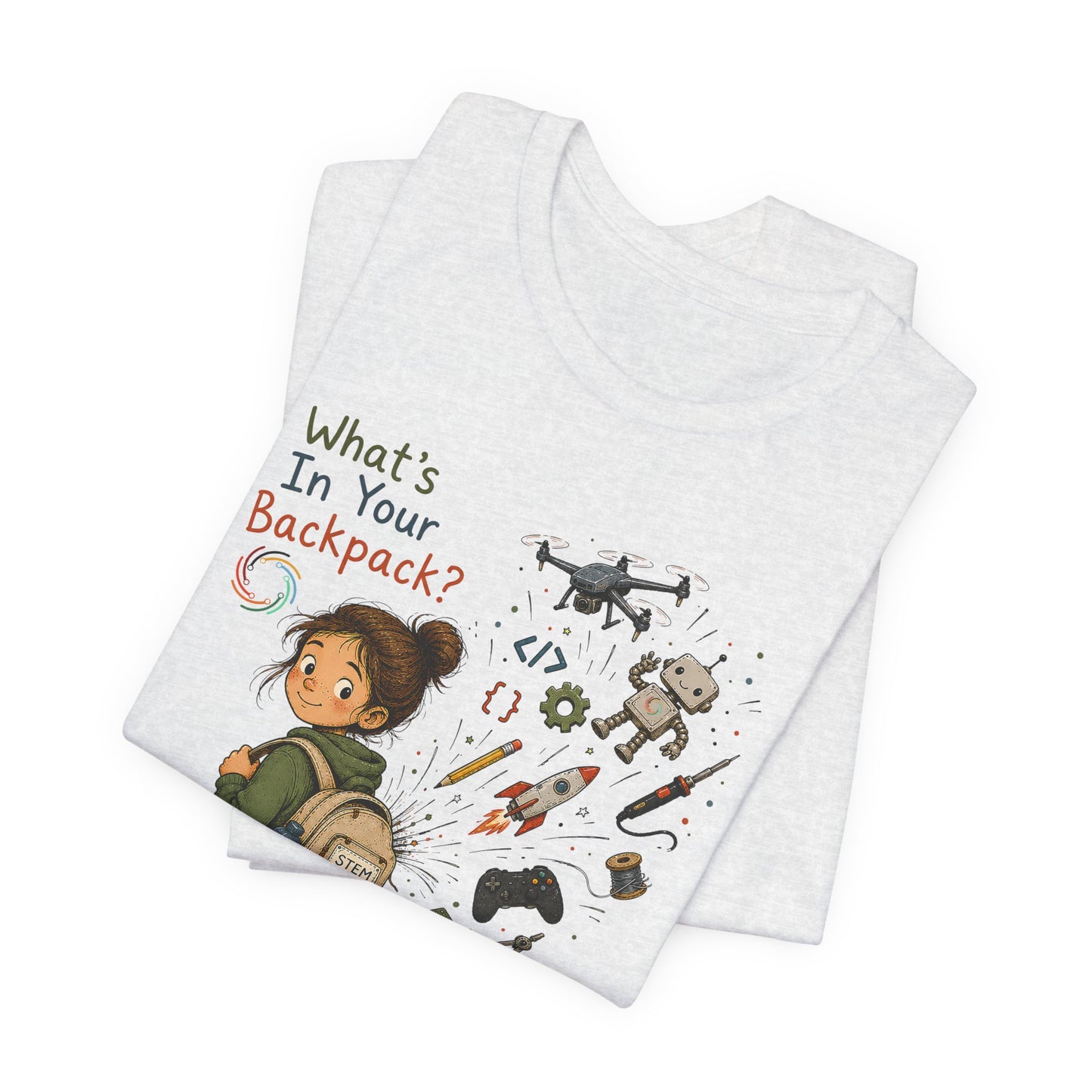 What's in Your Backpack?  Unisex Jersey Short Sleeve Tee