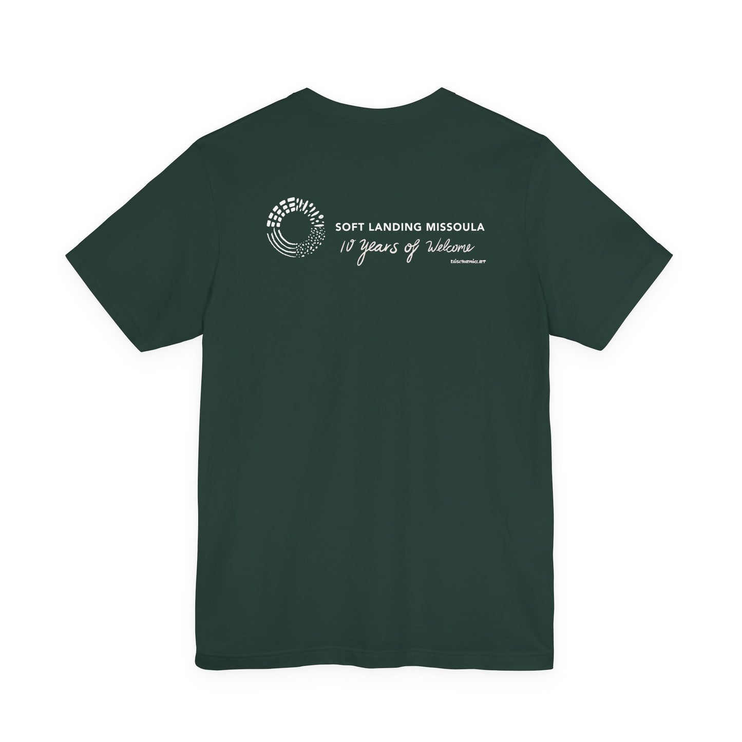Soft Landing Missoula - 10 Years Welcome, unisex tee.