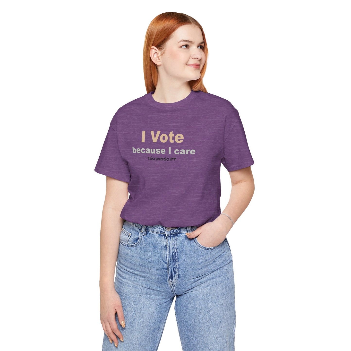 I Vote Because I Care,  Unisex Tee