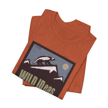 Wild Ideas Mountain Scene, unisex tee.